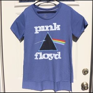 Womens Pink Floyd High-Lo Graphic Tshirt